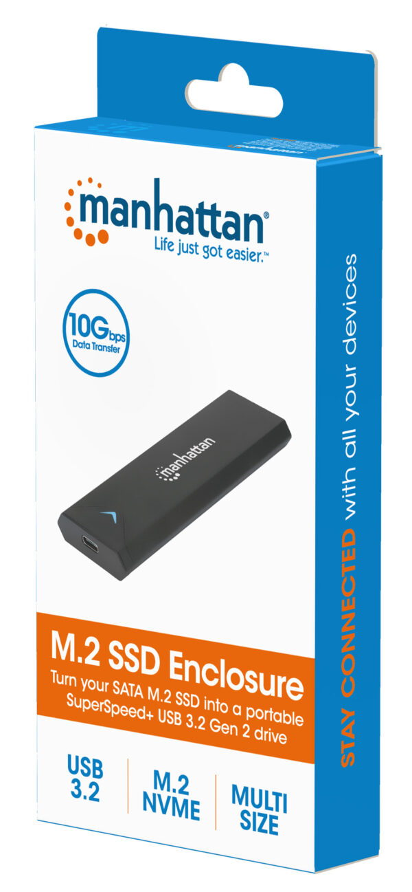 Box Esterno USB 3.2 SSD SATA M.2 NVMe - immagine 2