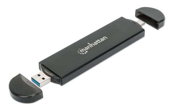 Box Esterno USB SSD M.2 NVMe e SATA Connessioni USB-C™ e USB A - immagine 3