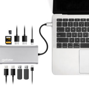 Docking Station USB-C™ PD 12-in-1 5 Porte USB SD e MicroSD HDMI con MST 4K