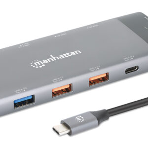 Docking Station USB-C™ PD Doppio Monitor 8K Multiporta 10 in 1