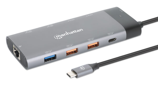 Docking Station USB-C™ PD Doppio Monitor 8K Multiporta 10 in 1