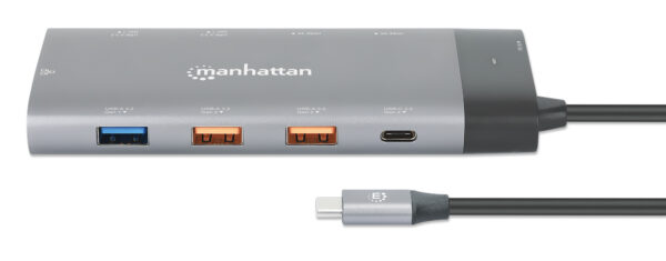 Docking Station USB-C™ PD Doppio Monitor 8K Multiporta 10 in 1 - immagine 8