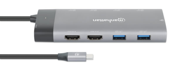 Docking Station USB-C™ PD Doppio Monitor 8K Multiporta 10 in 1 - immagine 9