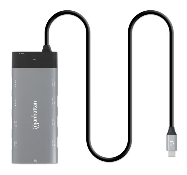 Docking Station USB-C™ PD Doppio Monitor 8K Multiporta 10 in 1 - immagine 10