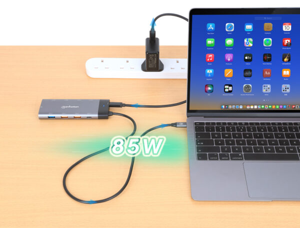 Docking Station USB-C™ PD Doppio Monitor 8K Multiporta 10 in 1 - immagine 5