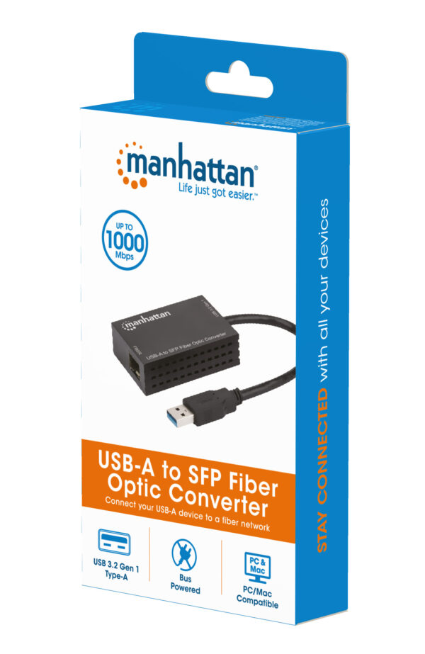 Convertitore USB-A a Fibra Ottica SFP - immagine 2