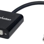 Convertitore Attivo MiniDP M a DVI F 15cm 4K Nero