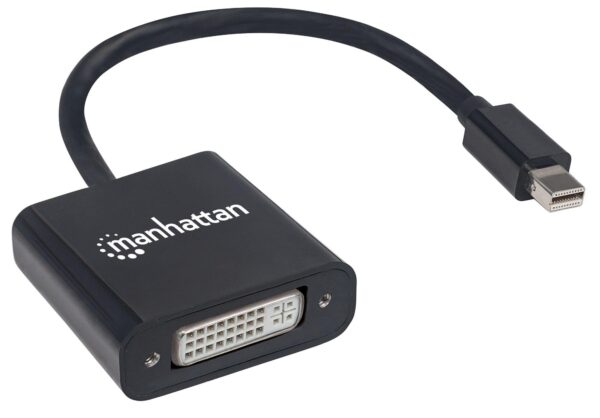 Convertitore Attivo MiniDP M a DVI F 15cm 4K Nero - immagine 3