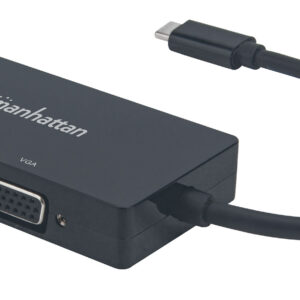 Convertitore Audio Video USB-C™ 3-in-1 Multiporta HDMI DVI VGA