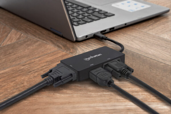 Convertitore Audio Video USB-C™ 3-in-1 Multiporta HDMI DVI VGA - immagine 5
