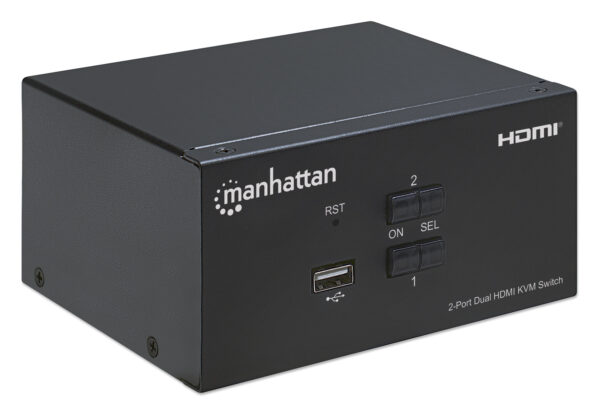 Switch KVM HDMI 2 porte Doppio monitor - immagine 3