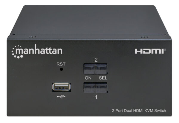 Switch KVM HDMI 2 porte Doppio monitor - immagine 4
