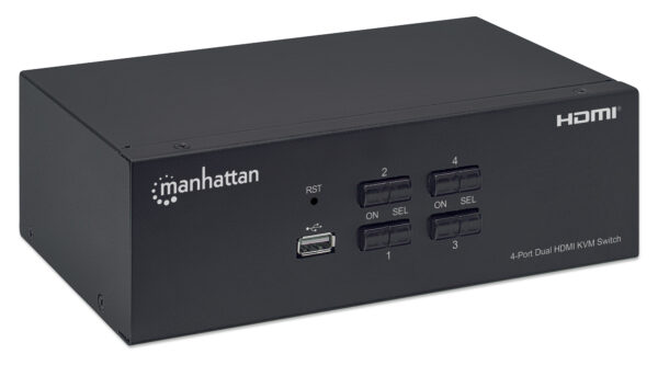 Switch KVM HDMI 4 porte Doppio monitor - immagine 3