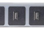 Multipresa per Rack Montaggio Verticale 16 uscite USB tipo A Spina Schuko Angolata