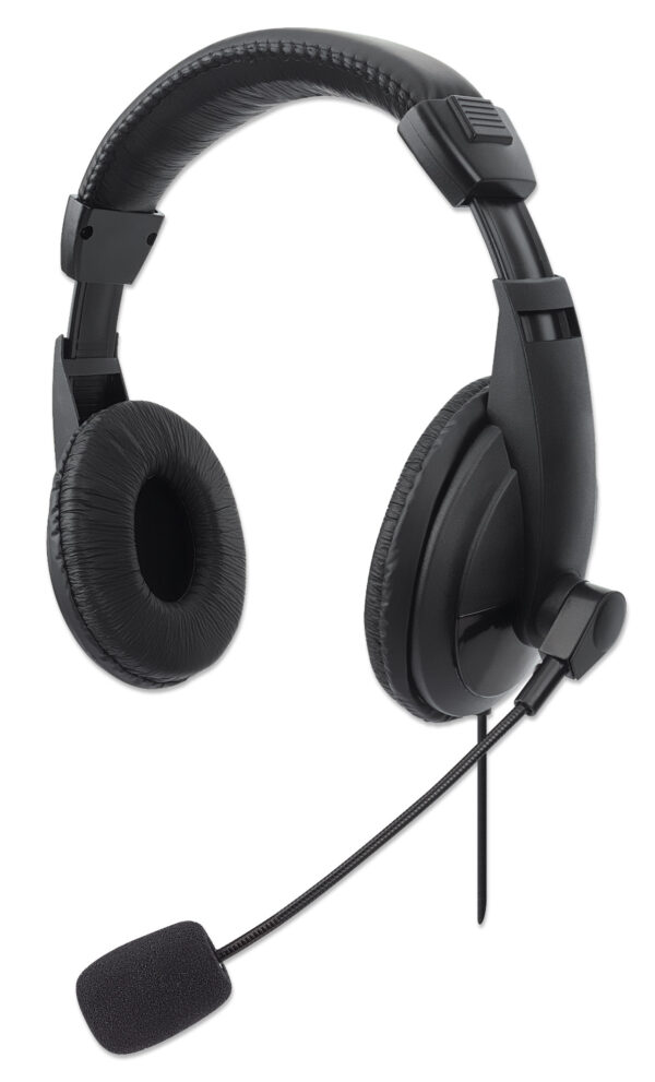 Cuffia stereo USB con Microfono Flessibile