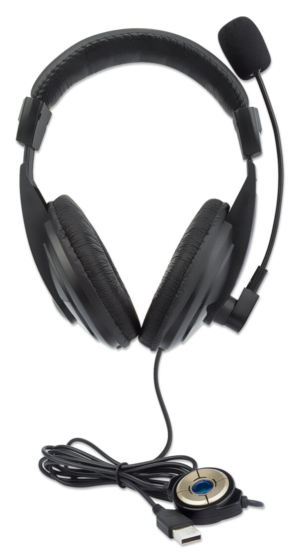 Cuffia Stereo USB con Microfono Flessibile - immagine 8