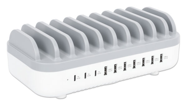 Docking Station Stazione di Ricarica 10 Porte USB 120W - immagine 4