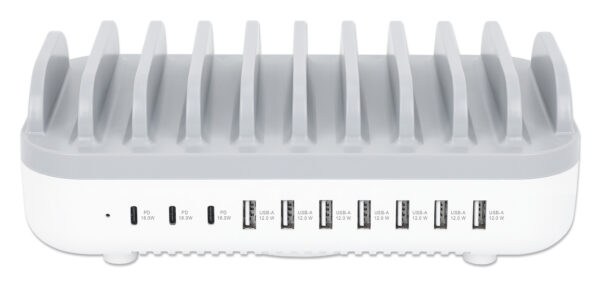 Docking Station Stazione di Ricarica 10 Porte USB 120W - immagine 5