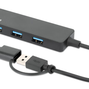 Hub USB 3.2 Gen1 4 Porte Combo USB-A e USB-C™