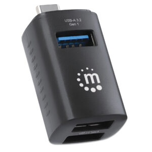 Hub USB-C™ 3.2 Gen1 a 3 porte USB-A Compatto Nero