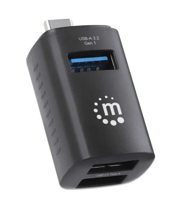 Hub USB-C™ 3.2 Gen1 a 3 porte USB-A Compatto Nero