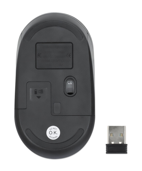 Mouse Ottico USB Wireless Performance III Nero - immagine 7