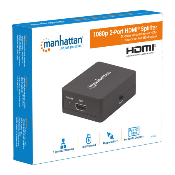 Splitter HDMI 2 porte 1080p - immagine 9