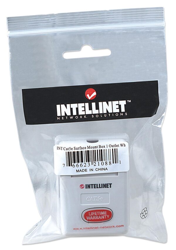 Presa a Muro con Frutto RJ45 Cat. 5E UTP Beige - immagine 2