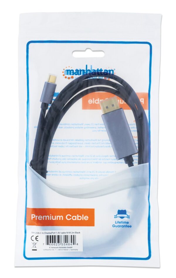 Cavo adattatore 8K@60Hz da USB-C™ a DisplayPort 1.4 2m - immagine 2