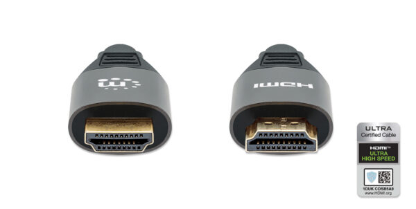 Cavo HDMI con Ethernet ad Altissima Velocità Certificato 8K@60Hz eARC 1m - immagine 4