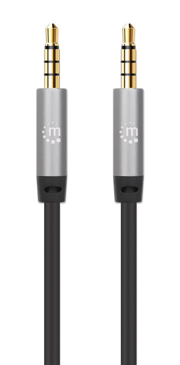 Cavo Audio Stereo AUX 3.5mm Alta Qualità M/M 1m - immagine 4