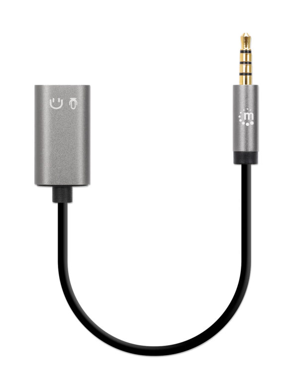 Cavo Adattatore per Cuffie con Splitter Audio Stereo AUX 20cm - immagine 4