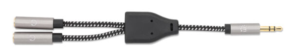 Cavo Adattatore Sdoppiatore Audio per Cuffie Stereo AUX 15 cm - immagine 5