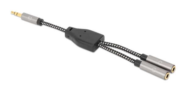 Cavo Adattatore Sdoppiatore Audio per Cuffie Stereo AUX 15 cm - immagine 7