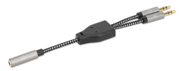 Cavo Adattatore per Cuffie con Splitter Audio Stereo AUX
