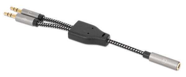 Cavo Adattatore per Cuffie con Splitter Audio Stereo AUX - immagine 5
