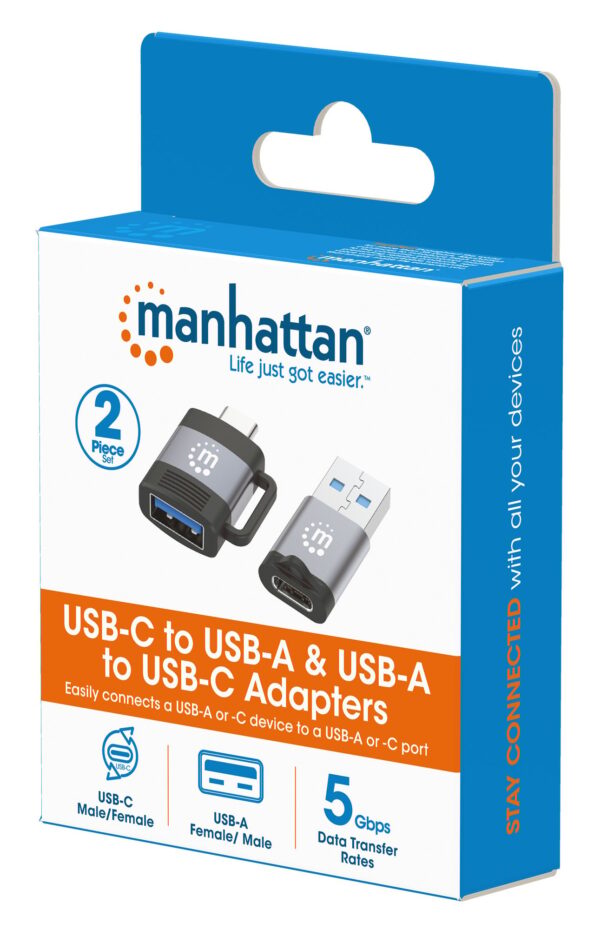 Set 2 Adattatori USB-C™ a USB-A & USB-A a USB-C™ - immagine 2