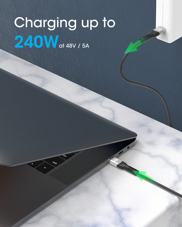 Cavo USB 2.0 EPR USB-C™ M/M 240W PD 3.1 e-Mark 2m - immagine 7