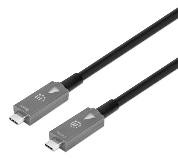 Cavo Ottico Attivo Dati e Video USB 3.2 Gen 2 USB-C™ M/M Fibra Ottica 4K 10 m