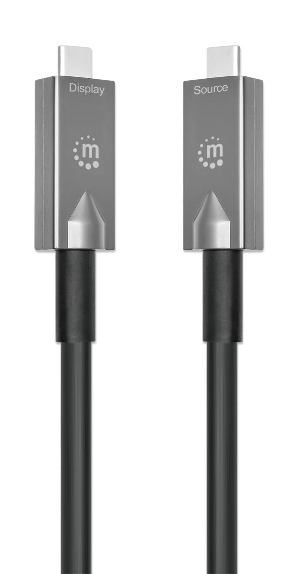 Cavo Ottico Attivo Dati e Video USB 3.2 Gen 2 USB-C™ M/M Fibra Ottica 4K 10 m - immagine 5