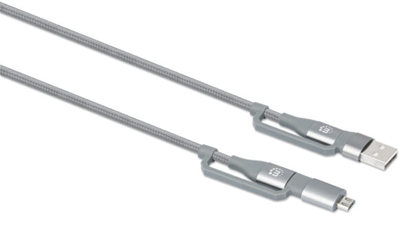 Cavo USB di Ricarica 4-in-1 USB-A, Micro-USB e due USB-C™ 1m - immagine 6