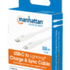 Cavo di Ricarica e Sincronizzazione USB-C™ a Lightning® 0,5m Bianco - immagine 2