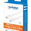 Cavo di Ricarica e Sincronizzazione USB-C™ a Lightning® 2m Bianco - immagine 2