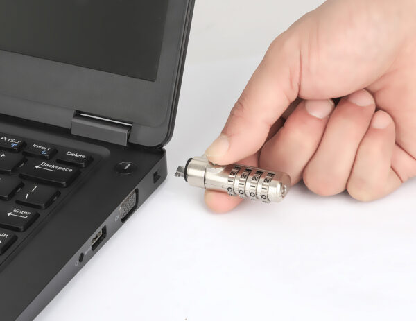 Lucchetto di Sicurezza per Notebook a Combinazione per Slot Nano - immagine 5