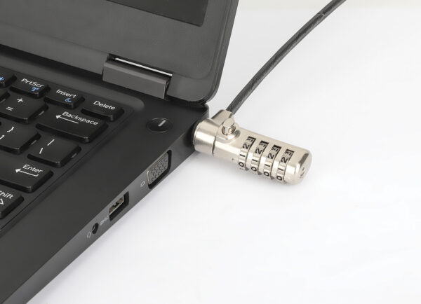 Lucchetto di Sicurezza per Notebook a Combinazione per Slot Nano - immagine 6