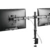 Supporto da Scrivania per 2 Monitor 13-32'' con Morsetto - immagine 9