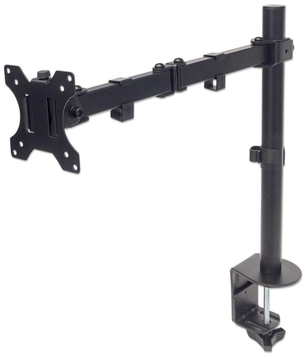 Supporto da Scrivania per Monitor 13-32'' Doppio Snodo di Regolazione - immagine 5