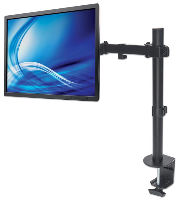 Supporto da Scrivania per Monitor 13-32'' Doppio Snodo di Regolazione - immagine 6