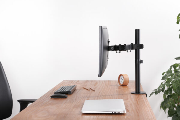 Supporto da Scrivania per Monitor 13-32'' Doppio Snodo di Regolazione - immagine 9
