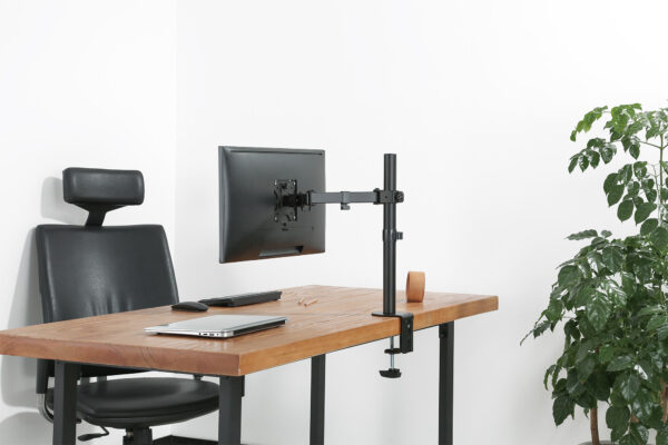 Supporto da Scrivania per Monitor 13-32'' Doppio Snodo di Regolazione - immagine 10
